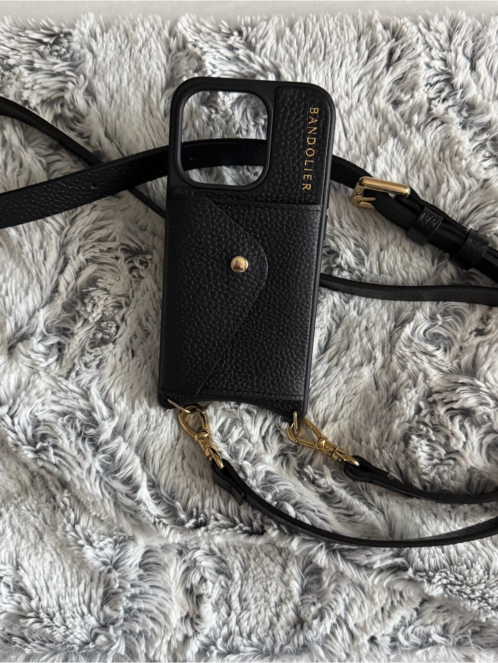 Bandolier Hailey Black/Gold iPhone 15 Pro case - Picture 3 of 6